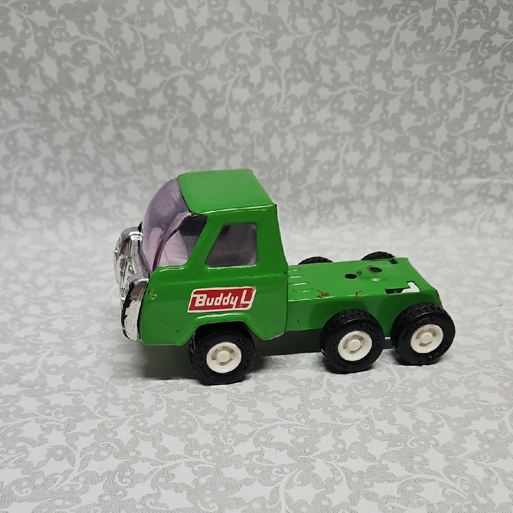Vintage Buddy L Green Cab Over Pressed Steel Truck